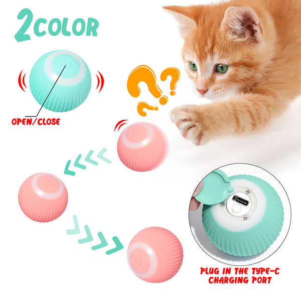 Smart Rolling Ball Cat Toy